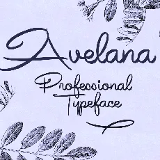 Avelana font