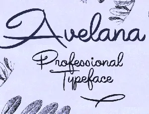 Avelana font