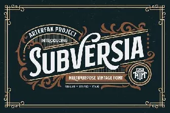 Subversia font