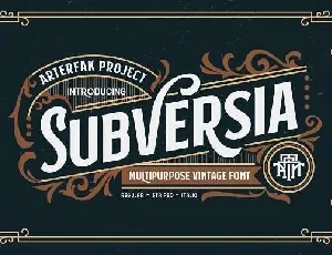 Subversia font