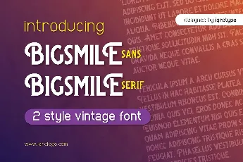 Bigsmile font