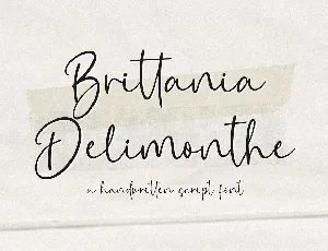 Brittannia Delimonthe font