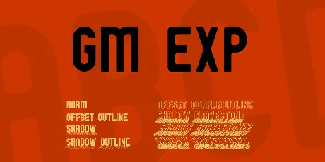 GM Exp font