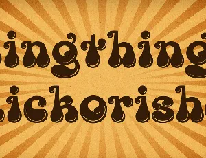 Kingthings Lickorishe font