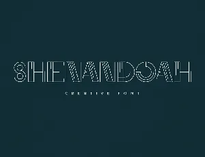 Shenandoah font