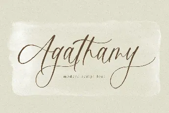 Agathamy font