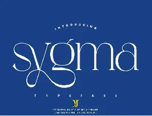 Sygma font