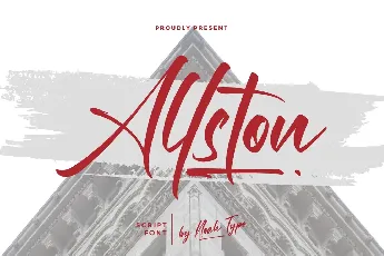 Allston font