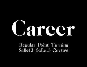 Career Serif Family font