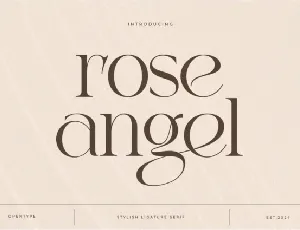 TBJ Rose Angel font