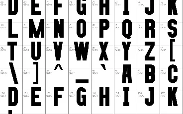 Los Various font