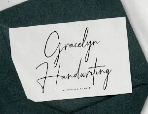 Gracelyn Handwriting font