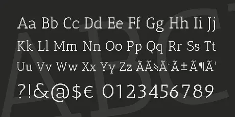 Antic Slab font