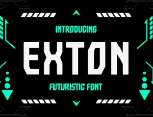 Exton Free Trial font