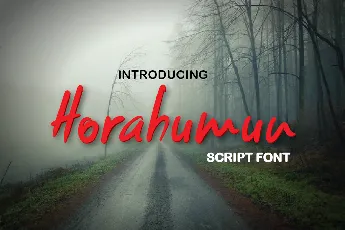 Horahumun font