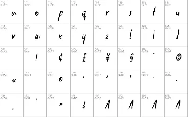 Horahumun font