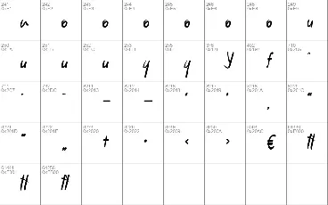 Horahumun font