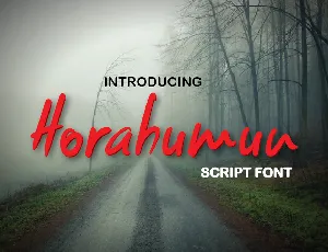 Horahumun font