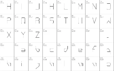 Tesox font