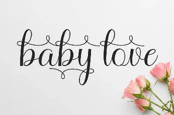 hey baby font