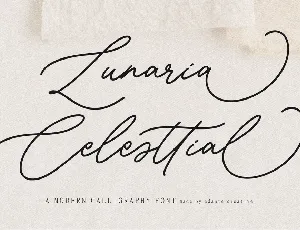 Lunaria Celesttial font