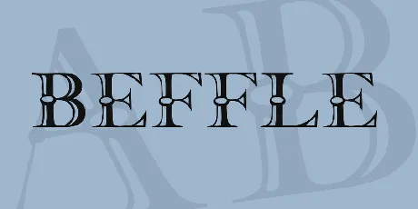 Beffle font