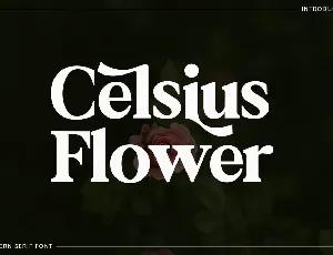 Celsius Flower font