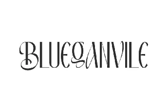 Blueganvile font