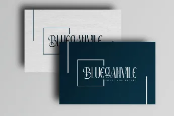 Blueganvile font