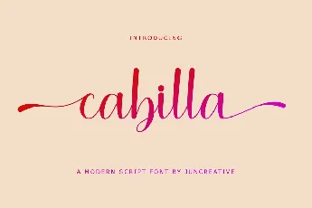 Cabilla font