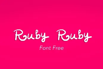 RubyRuby font