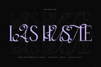 Las Hustle font