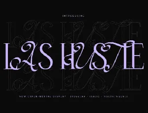 Las Hustle font