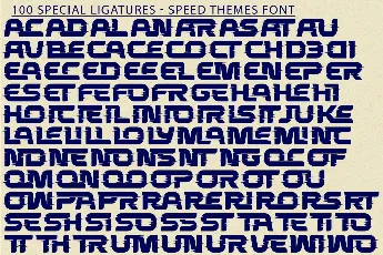 Speed Themes Demo font