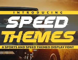 Speed Themes Demo font