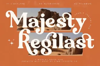 Majesty Regilast font