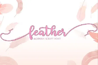 Feather Modern Script font