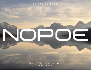 Nopoe font