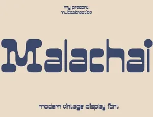 Malachai font