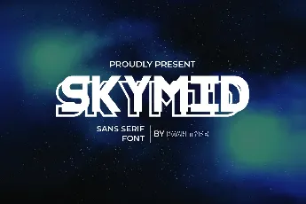 SkyMid Demo font