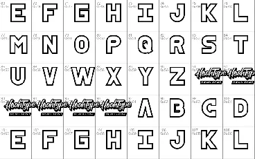 SkyMid Demo font