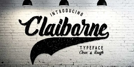 Claiborne font