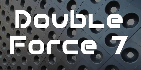 Double Force 7 font