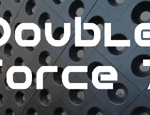 Double Force 7 font