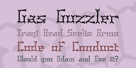 Pincers BRK font