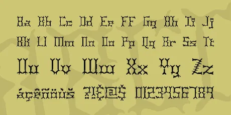 Pincers BRK font