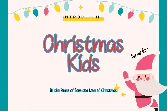 Christmas Kids font