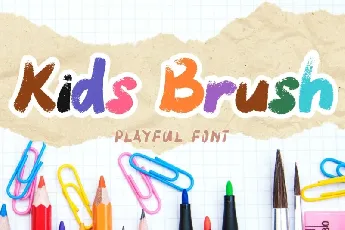 Kids Brush font