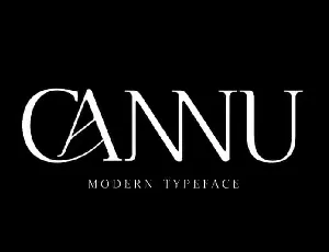 Cannu Serif font