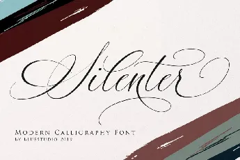 Silenter Calligraphy font